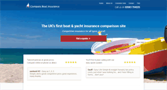 Desktop Screenshot of compare-boat-insurance.co.uk